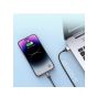 كابل USB -C  الى لايتنينج جوي روم، 1.2 متر، اسود - S-A10