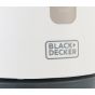 Black + Decker Electric Kettle, 2200 Watt, 1.7 Liter, White - JC70