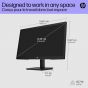 شاشة اتش بي 21.45 بوصة LCD، بدقة FHD، بمعدل تحديث 75 هرتز، اسود - V22v G5