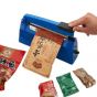 ماكينة حرارية لإغلاق أكياس البلاستيك، 100 مم، 100 وات، ازرق- PFS-100