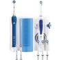 Oral-B Health Center OxyJet Cleaning System and Pro 3000 Rechargeable Toothbrush - Blue and White