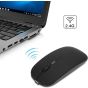 Pusokei Rechargeable Wireless Optical Mouse - Black