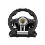 PXN V3II Gaming Wired Steering Wheel for PlayStation 4, Black- PXNV3-PRO