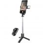 Cellularline Sparkle Bluetooth Selfie Stick, 70 cm - Black