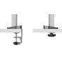 ADAKAT Dual Monitor Stand, 17-32 Inch - Black