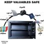 Safety Tech Digital Safe Box, Black - GN25 SDA