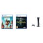 Sony PlayStation 5, 1 Wireless Controller, White - CFI-1016A01 MEE, with Saints Row Day One Edition, and Returnal for PlayStation 5