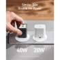 Anker Nano Pro Wall Charger, 40W, 2 USB-C, Black - 521