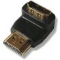 محول HDMI انثى الى HDMI ذكر لتلفزيون عالي الدقة 1080بيكسل - اسود