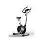 Inter Track Upright Magnetic Exercise Bike, 130KG, Black and Silver - IT-B240