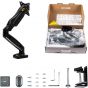 North Bayou F80 Monitor Stand, 17-27 Inch - Black