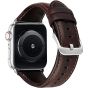 Mobilic Compatible With Apple Watch Band 49mm 45mm 44mm 42mm,Genuine Leather Bands Replacement Strap For Iwatch Ultra Series 8 7 6 Se 5 4 3 2 1 Sports&Edition Men Women -42/44/45/49mm Coffee