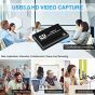 Leadnovo Audio Video 4K Capture Card, Black