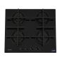 Fresh Built-In Gas Hob, 60 cm, 4 Burners, Glass - HFR60CMGC3