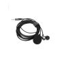 Jmary Lavalier Wired Microphone with Earphone, Black, MC-R5 - with Gift Bag