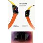 Kieslect Ks Smart Watch - Black Case and Orange Strap