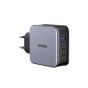 Ugreen Nexode Wall Charger, 140 Watt, 3 Ports , Black - CD289