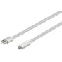 كابل شحن USB إلى مايكرو USB اتش بي برو، 2 متر - فضي، HP041GBSLV2TW