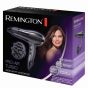 Remington Pro-Air Turboair Hair Dryer, 2400 Watt, Black - D5220