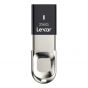 فلاش درايف ليكسار جامب درايف F35، واجهة USB3.0، سعة 256 جيجا، فضي - LJDF35-256GBBK