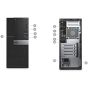كيسة كمبيوتر ديل اوبتيبلكس 5040 تاور، انتل كور i5-6500، هارد HDD سعة 500 جيجا، 4 جيجا رام، كارت شاشة انتل HD جرافيكس، دوس- اسود