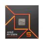 AMD Ryzen 5 7500F Desktop Processor, 6 Cores, 5.0 GHz - AM5