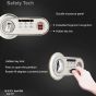 Safety Tech Biometric Fingerprint Safe Box, 30 Liters, Black and Gold - GN30 SFT3