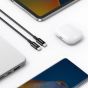 كابل USB-C الى USB-C يو جرين، 1 متر، اسود - US557