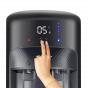 Koldair Classic A Hot and Cold Digital Water Dispenser with Refrigerator, 2 Taps- Black