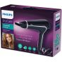 Philips Hair Dryer with Diffuser, 2200 Watt, Black/Purple - BHD170/40	
