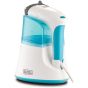 Black + Decker Garment Steamer, 700ml, 1200W, White - PGST120