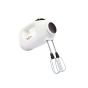 Moulinex Master Mix Hand Mixer, 425 Watt, White - HM400BEG