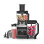 Ninja 3-in-1 Food Processor with Attachments, 1200W, Black and Silver - BN800UK