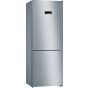 Bosch Freestanding Refrigerator, No Frost, 385 Litres, Silver - KGN46XL3E8
