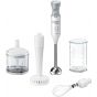 Bosch ErgoMixx Hand Blender with Attachments, 600 Watt, White - MSM66155