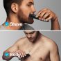Braun Face and Body Hair Shaver for Men, Grey - XT5200