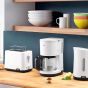 Braun Breakfast1 Drip Coffee Maker, 10 Cups, 1000 Watt - White