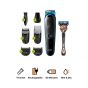 Braun All in One Hair Trimmer with Gillette Fusion5 ProGlide Razor, Black/Blue - MGK3245