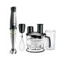 Braun MultiQuick 7 Hand Blender Set, 1000 Watt, Black Silver - MQ7075