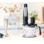 Braun MultiQuick 7 Hand Blender Set, 1000 Watt, Black Silver - MQ7075