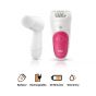 Braun Silk epil 5 Epilator  Wet & Dry, with 4 Extras, White \ Pink - 5-537