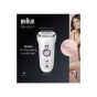 Braun Silk-épil 9 Wet and Dry Epilator, White and Purple - 9/700