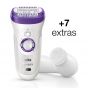 Braun Silk-epil 9 Wet and Dry Epilator, White - SE9579