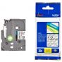 Brother Laminated Labelling Tape Cassette, 18 mm, black/clear - TZE-141