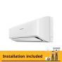 Sharp Split Air Conditioner, 2.25HP, Cooling Only, White - AH-A18ZSE