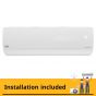 Beko Split Air Conditioner with Inverter, 2.25 HP, Cooling and Heating, White - BIHT1841X