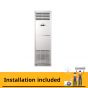Fresh Smart Freestanding Air Conditioner, 5 HP, Cooling and Heating, White - 500009265-500009264