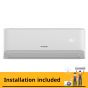 Fresh Split Air Conditioner, 2.25 HP, Cooling and Heating - White 
