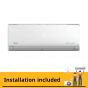 Midea Mission Split Air Conditioner, 2.25 HP, Cooling and  Heating, Inverter Motor, White- MSCT18HRDN