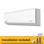 Carrier Optimax Pro Digital Split Air Conditioner, 2.25 HP, Cooling and Heating, Inverter Motor, White - QHCT18DN